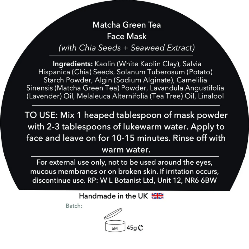 Matcha Green Tea Face Mask - Image 4