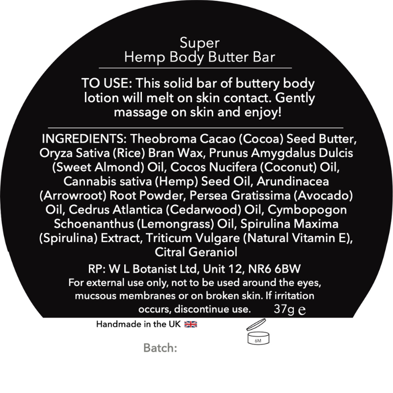 Super Hemp Body Butter Bar - Image 5